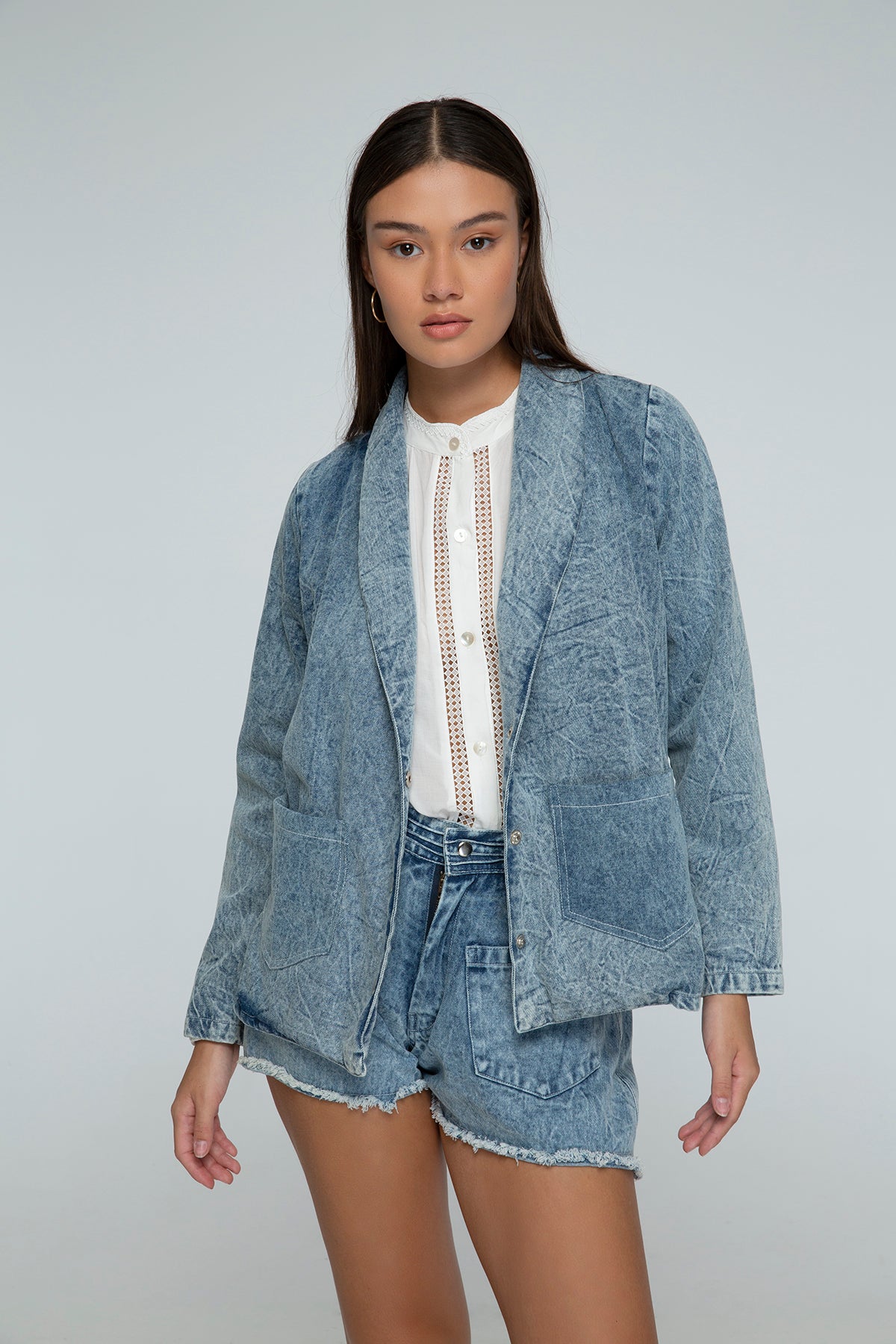 Ryona Denim Blazer