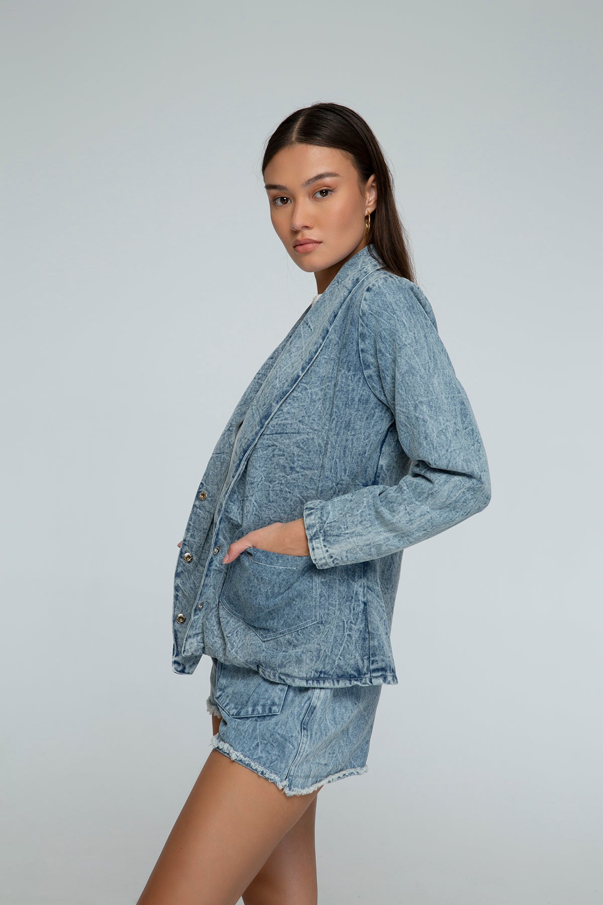 Ryona Denim Blazer