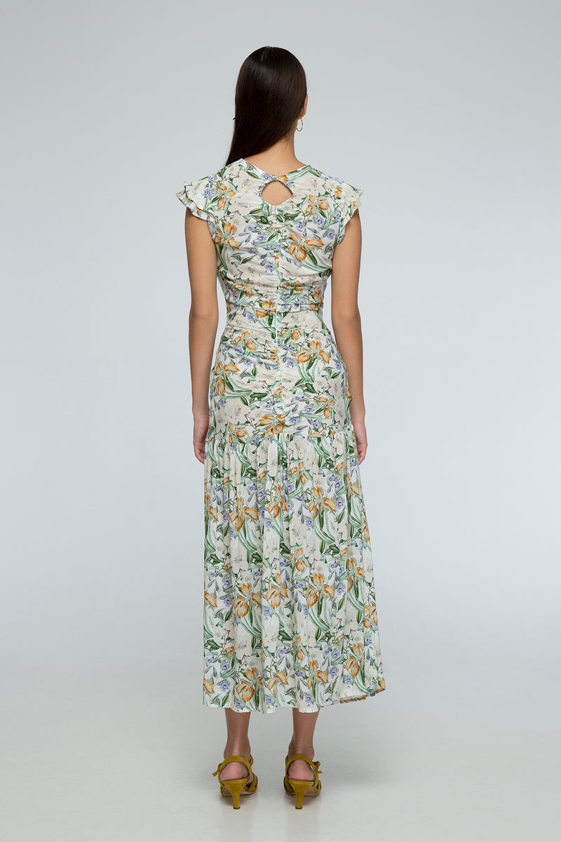 Blue Iris Maxi Dress