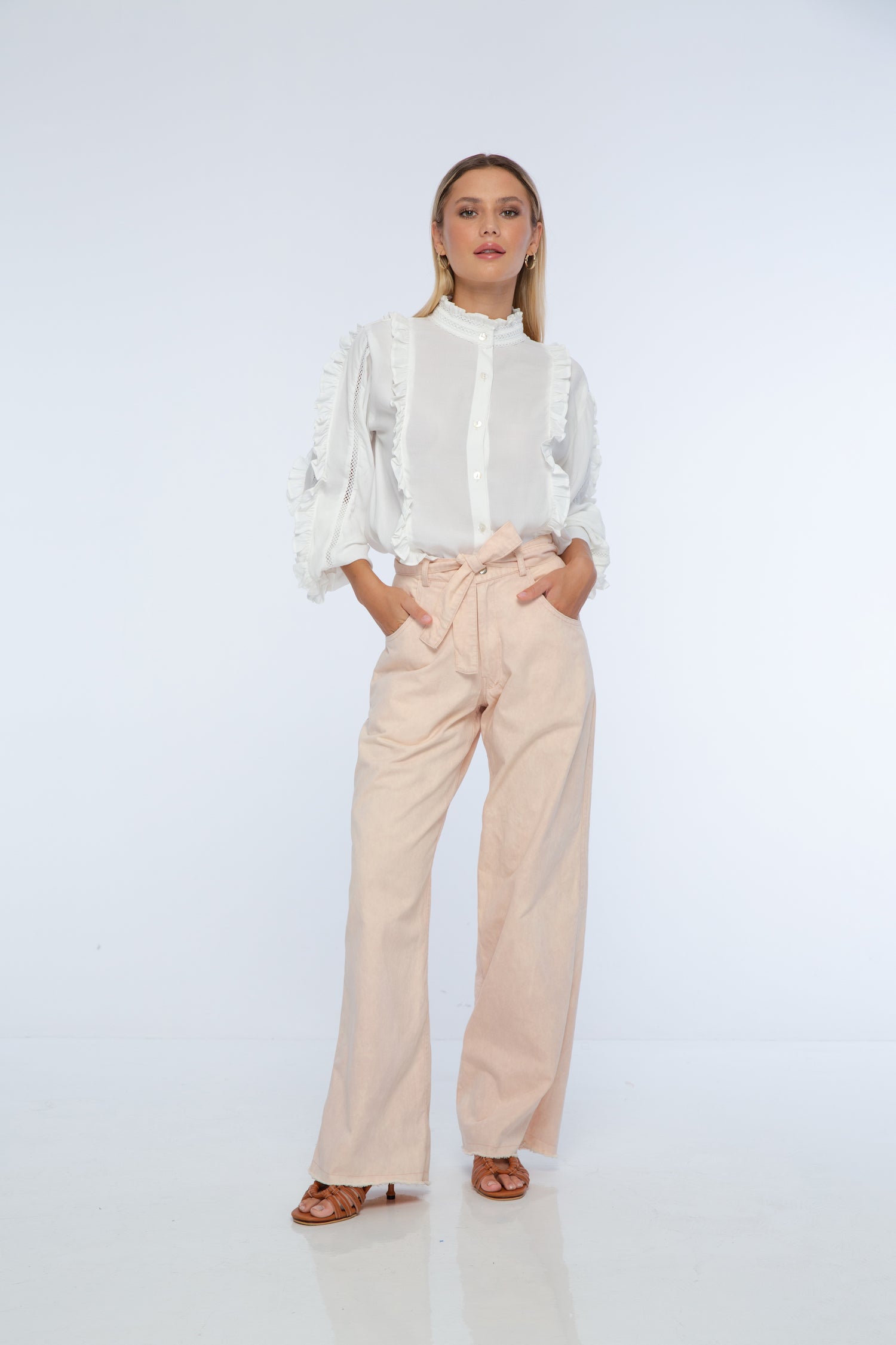 Zania Ruffle Shirt