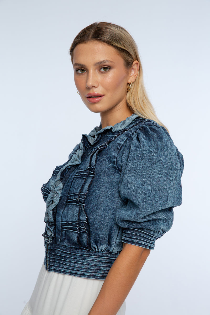 Morris Crop Denim Jacket