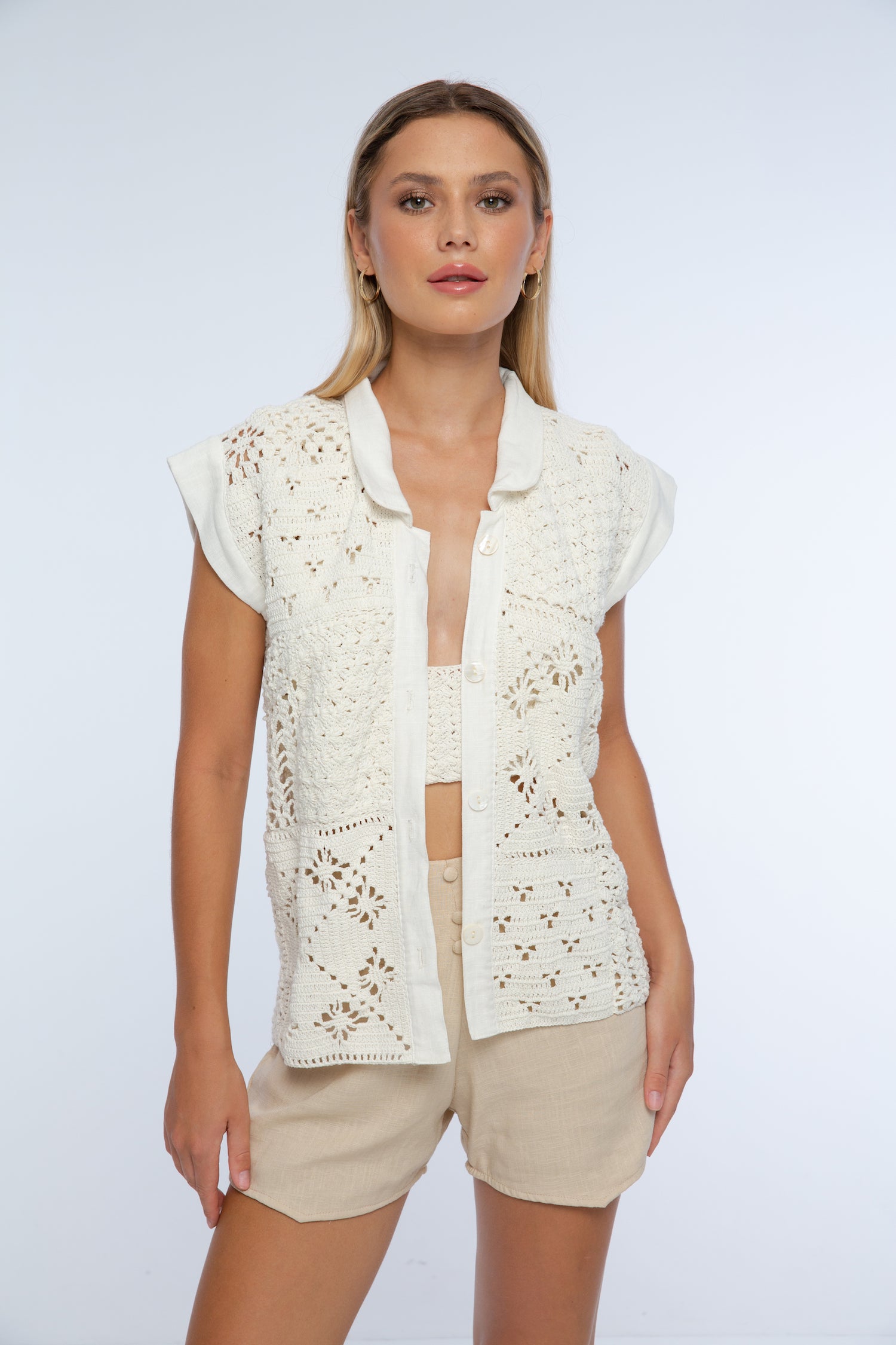 Lavina Crochet Vest