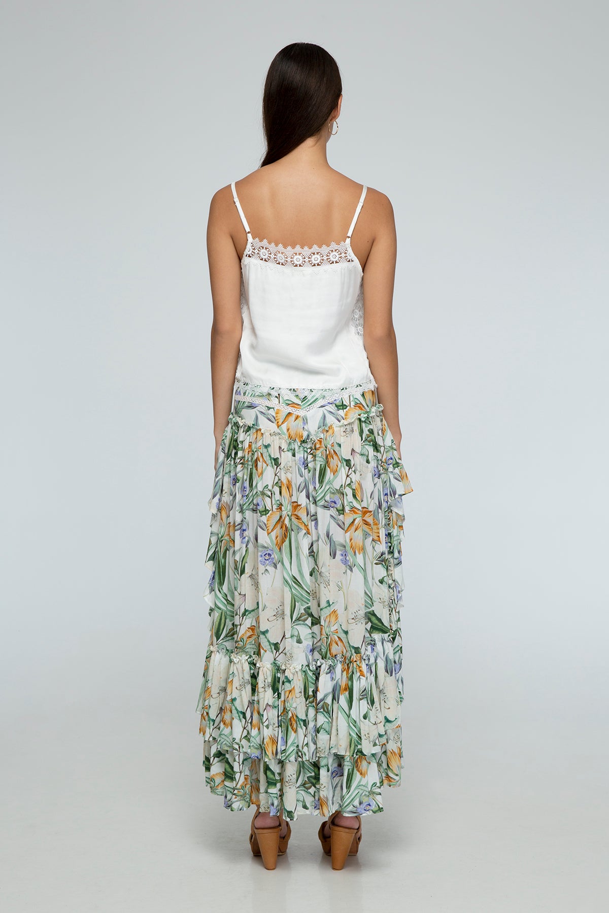 Blue Iris Maxi Skirt