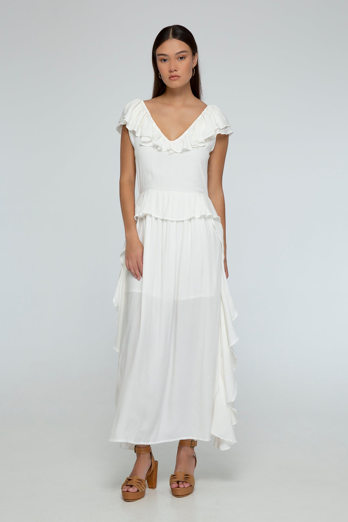 Shea Ruffled Maxi Dress