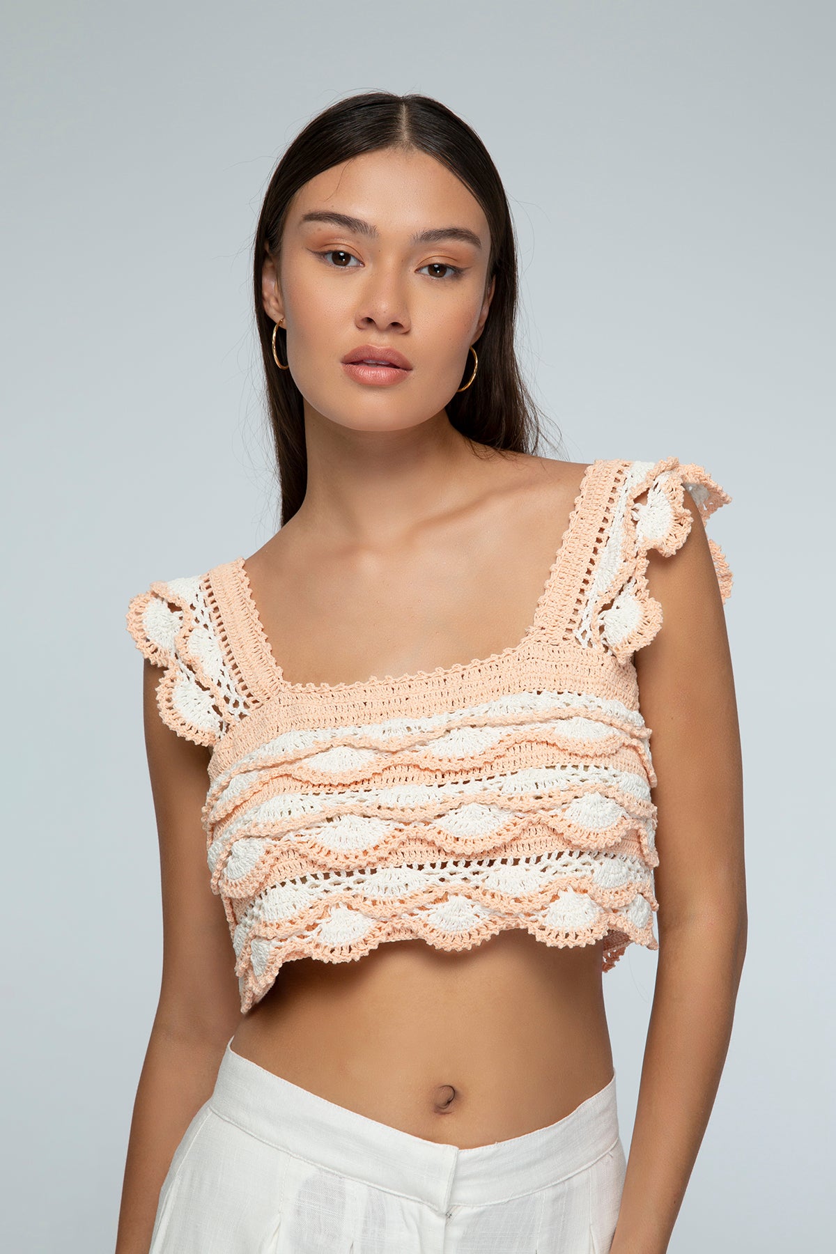 Zarra Crochet Top