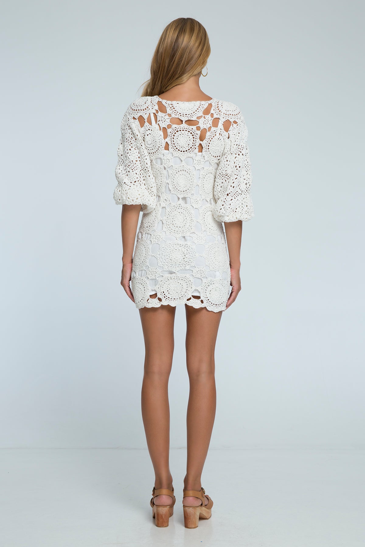 Chiara Crochet Mini Dress